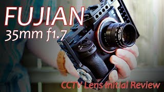 Fujian 35mm f17 CCTV C Mount Lens Initial Review Midnight at the beach [upl. by Lyrej]