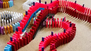 30 minutes of dominoes falling with no music is satisfying  DaksDominoes [upl. by Karab]