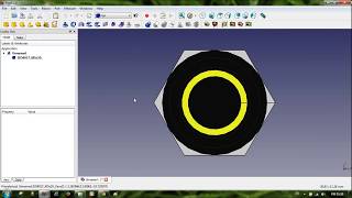 How to make Screw in FreeCAD  GyanSky Institute  GyanSky Creation [upl. by Annuaerb933]