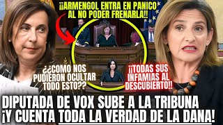 Diputada de VOX ¡DEJA EN SHOCK AL CONGRESO😱¡REVELA LO QUE OCULTA TERESA RIBERA y ROBLES de la DANA [upl. by Norud415]