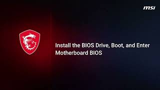 MSI® HOWTO Update BIOS in Click BIOS X Using MFlash [upl. by Funda]