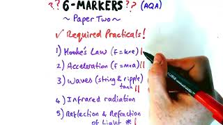 2024 AQA GCSE Physics paper 2  my sixmarker predictions [upl. by Ahsotan]