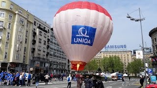 Hot Air Balloon in Belgrade [upl. by Will150]