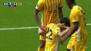 Kaoru Mitoma Goal Today Everton vs Brighton Fc 03 Goals Results And Extended Highlights2024 [upl. by Olympie]