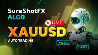 LIVE XAUUSD AUTO TRADING  Sureshot FX Algo [upl. by Kaczer]