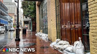 Hurricane Francine makes landfall in southern Louisiana [upl. by Catlee]