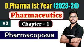 Pharmaceutics Ch1 । Pharmacopoeia  IP  BP amp USP ।DPharma 1st YearBy Mithilesh kumar [upl. by Zulema]