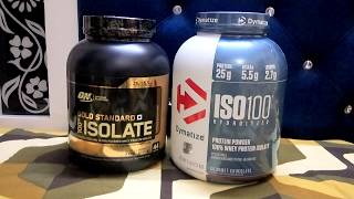 ON Gold Standard 100 Isolate vs Dymatize Iso 100 [upl. by Calva]