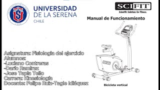 Tutorial Ergómetro  Silla vertical SCIFIT  Universidad de La Serena 2024 [upl. by Erlin]