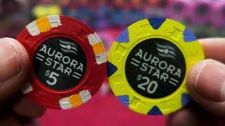 Poker Chip Video 04 Aurora Star Cash Paulson [upl. by Tiffi]