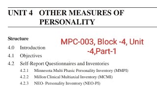 Minnesota Multi Phasic Personality Inventory MMPIMillon Clinical Multiaxial Inventory MCMI [upl. by Francklin]