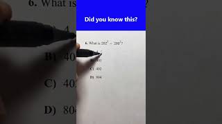 What is 202² 200² math maths mathematics mathtrick mathhack sat psat act hack trick [upl. by Esina395]