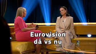 Petra Mede om Eurovision då vs nu [upl. by Wynnie984]