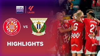 Girona 43 Leganes  LaLiga 2425 Match Highlights [upl. by Jenesia578]