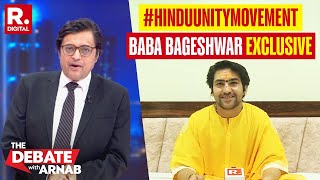 Baba Bagheswar Speaks To Arnab On Hindu Unity Movement And Sanjay Dutts Participation [upl. by Gut]