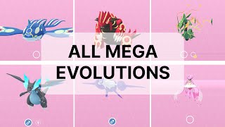 Every MEGA EVOLUTION In Pokémon GO [upl. by Daas]