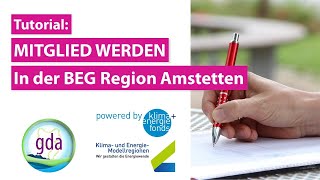 Tutorial Mitglied in der BEG Region Amstetten werden [upl. by Aisenat627]