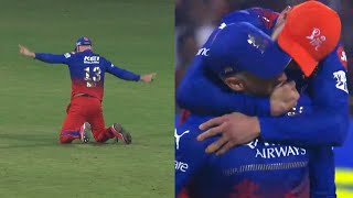 Faf Duplessis Catch and RCB into the Playoffs RCB Beat CSK in Final Like Match [upl. by Dosia388]