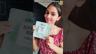 Sheet Mask hack 😱 tips shorts youtubeshorts viralshorts [upl. by Sabec]