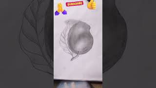 easy mango drawing shortvideo art howtodrawytshortsindia drawing [upl. by Asiat796]