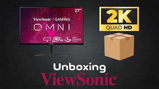 Mon Nouvel Écran  Unboxing Écran 1440p 165hz ViewSonic Omni VX27182KPCmhd [upl. by Riabuz]