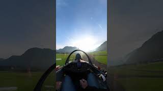 shorts Very high approach with a glider aviation mountains flying aerobatics [upl. by Busiek968]