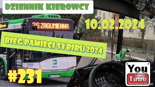 10022024 DZIENNIK KIEROWCY JAKI DZISIAJ ROZKŁADBIEGI PAMIECI SYBIRU 2024OPÓZNIENIA [upl. by Nahgrom]