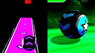 Going Balls VS Color Ball VS Reversed Balls SpeedRun Gameplay iOS Android New Update 4962 [upl. by Lydnek956]