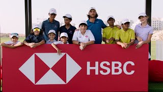 Tommy Fleetwood shocked by the HSBC Future Falcons [upl. by Lierbag447]