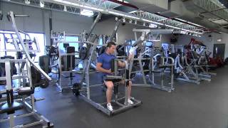 Hammer Strength PlateLoaded Front Lat Pulldown Instructions [upl. by Renaldo]