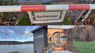 Hochwasser in Trier 2024 Aktueller VLOG [upl. by Anastasie]