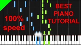 Martin Solveig feat Dragonette  Hello piano tutorial [upl. by Serra]