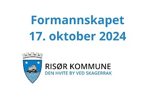 Formannskapet i Risør 17 oktober 2024 [upl. by Alissa]