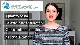 UNIVERSITA TELEMATICA UNINETTUNO📚 Laurearsi online lezioni e esami a distanza💻 La mia esperienza🔥 [upl. by Dralliw]