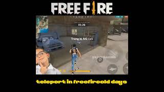 Teleport in freefire old days part 7 short Afreefireoldmemories [upl. by Ful918]