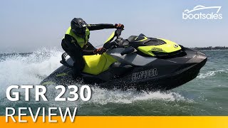 2020 SeaDoo GTR 230 Review  boatsales [upl. by Akemor154]