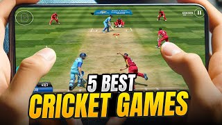 Best cricket games for mobile 2024  5 best t20 World Cup cricket games  Cricket games [upl. by Enahc227]