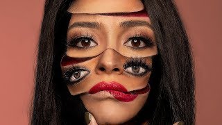 My Insane Surreal Makeup Look with Mimi Choi  Shay Mitchell [upl. by Enialb]