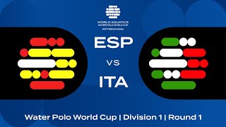 LIVE  Spain vs Italy  Water Polo World Cup 2023  Rotterdam [upl. by Nuyh]