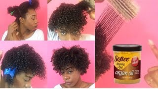 Wash N Go for shortmedium Natural hair  How to get Curly Hair  Women or Men  Iamtravia [upl. by Vinia56]