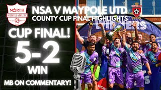 Ep20  NSA v Maypole Utd  Sunday Vase County Cup Final  Birmingham sundayleaguefootball [upl. by Ydnolem]