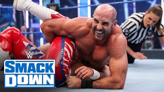 Lince Dorado vs Cesaro SmackDown August 7 2020 [upl. by Nnyrb]