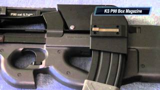 Airsoft Club KS P90 1500rd Box Magazine Review by Aderonn Airsoft [upl. by Tsirhc]