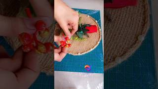 Wall hanging  Waste material  Cardboard crafts  Jute rope crafts  Waste material crafts ideas [upl. by Iderf]