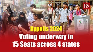 Bypolls 2024 Voting underway in 15 Seats across 4 states  Bypoll election  UP Bypoll  Elections [upl. by Jestude]