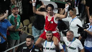 Paris Olympics latest Imane Khelif wins boxing gold after beating Chinas Yang Liu [upl. by Kellia]