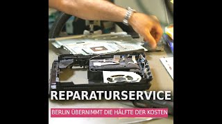 Reparieren statt Wegwerfen – Berlin startet mit dem Reparaturbonus [upl. by Patricia]