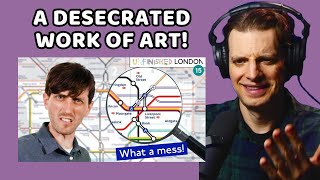 American Reacts to What Happened to The Tube Map [upl. by Alledi]