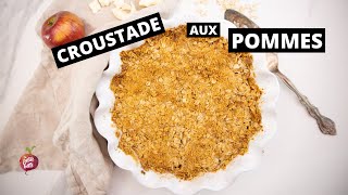 CROUSTADE AUX POMMES ET FROMAGE 🍎🧀 Recette CRUMBLE facile et rapide La petite bette [upl. by Annaliese469]