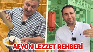 1 GÜNDE AFYONDA NE YENİR 90 Yıllık Lokanta Kabakçı Halil Usta Sucuk Döner Afyon Lezzet Rehberi [upl. by Studner]